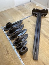 enclume OLD TOOL OUTIL ANCIEN DE CORDONNIER FORMES SUR PIED  EN FONTE Lot (n.4)
