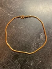 Vintage Pocket Watch Chaine Snake Chain 12 kt Gold Filled 3 MM Thick Chain MINT!