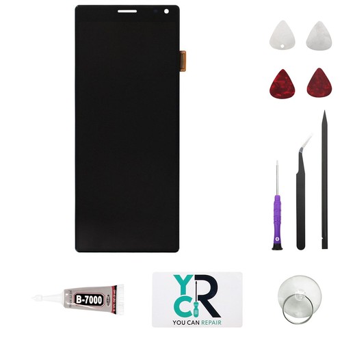 Ecran noir avec - et, lcd