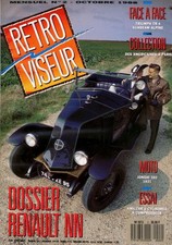 Magazine RetroViseur n°2 octobre 1988 Triumph TR4 Amilcar Renault NN