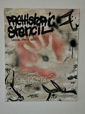 Oeuvre Street art de l'artiste Namec - 2025 "Pochoir Préhistorique''