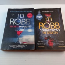 2x J.D.Robb Book Bundle An Eve Dallas Thriller  Large Paperback
