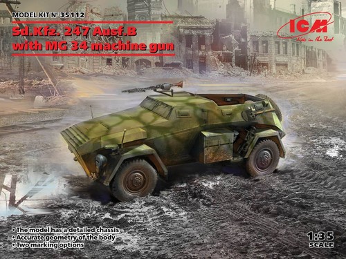 Kfz 247 ausf - with, mg