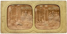 Diableries. "La feast des Lanternes chez Satan" Fabric.Photo Stereo.Hold to Light