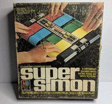 Vintage 1979 Milton Bradley Super Simon Electronic Memory Game - Tested Working