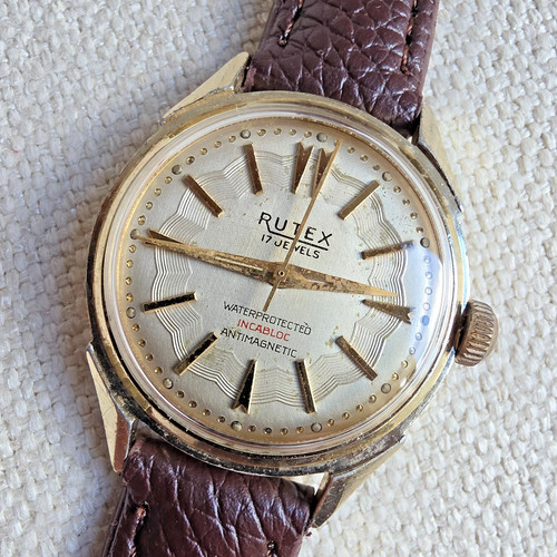 Vintage rutex men manual - vintage,
