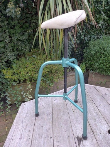 Tabouret vintage métal - tabouret,