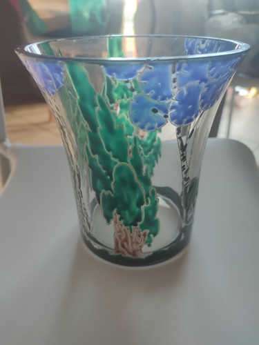 Vase verre marcel goupy - marcel,