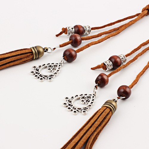 Vintage bois perles tressé - bois,