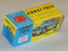 CORGI TOYS 438 BOITE COPIE VIDE LAND ROVER 109 WB