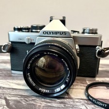OLYMPUS OM2 SLR 35mm Film Camera w/ G.ZUIKO AUTO-S 50mm F1.4 Lens! From Japan