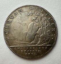 Token 1743 France Medal Betaalpenning Louis XV Silver Token (794)