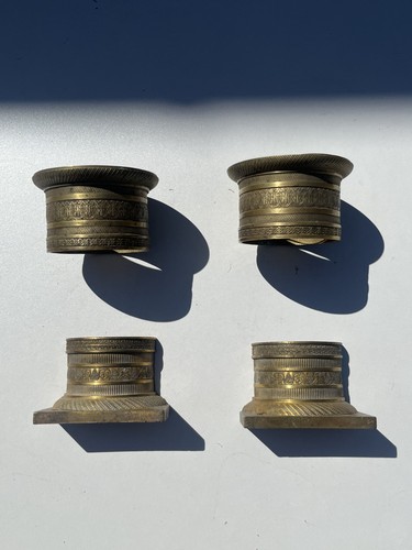 Paire chapiteaux colonne en - de,