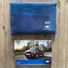 08-11 CHEVROLET AVEO OWNER HANDBOOK MANUAL AND WALLET Print 2009 Ref20088