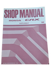 Manuel De Atelier Honda CRX