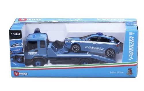 Voiture camion de police - 1:43,