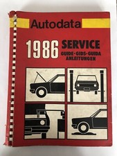 Autodata Service Technical Guide 1986 Service Maintenance Specs All Models
