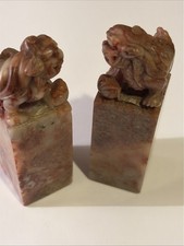 Sceau cachet chinois 2 Chiens