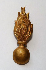 BELGIQUE INSIGNE MILITAIRE DORÉ ARMEE BELGE Rgt de grenadiers