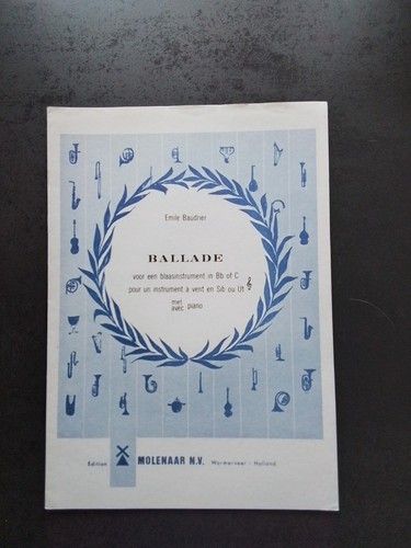 Partition emile baudrier - -,