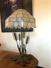 ANCIENNE LAMPE EN MÉTAL "