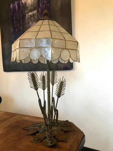 Ancienne lampe métal - en, "