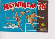Old Sticker Decal Sports Olympic Games Montreal 76 Chocolat Jacques