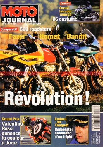 Moto journal 1316 honda - cb, 600