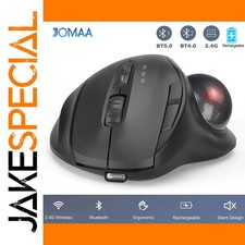JakeSpecial – Ergonomic Wireless Trackball Mouse 2400 DPI