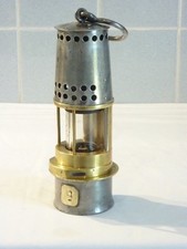 Beautiful miner lamp V. FUMAT gasoline / type 1906 / miners lamp Grubenlampen
