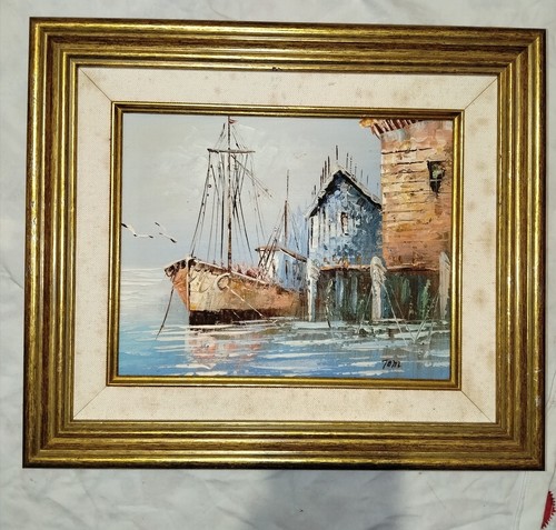 Tableau marine peinture à - marine,