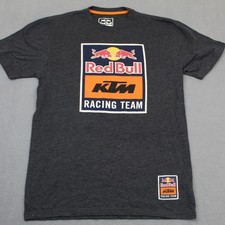 Red Bull KTM Racing Team Shirt Mens Small Moto Tee Motorsports Short Sleeve