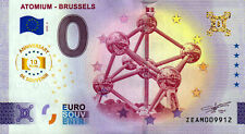 Zero Euro Note - 0 Euro - Belgium - Atomium - Brussels 2025-4 Anniversary