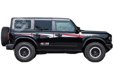 2 PCS Graphics Side Door Stripe Car Sticker For All models 4x4 Off Road Decals