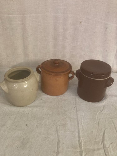 Lot pots edn terre - de, cuite