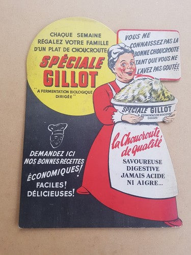 Carton publicitaire choucroute - carton,