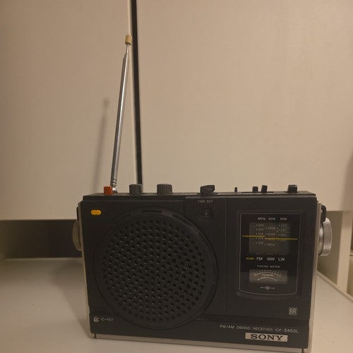 Vintage sony icf 5450l am - icf-5450l, fm/am