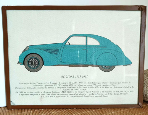 Ancienne affiche automobile - ancienne,