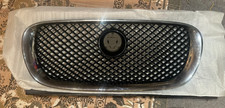 JAGUAR XF X250 2008 - 2011 SALOON FRONT BUMPER GRILL GRILLE BLACK & CHROME