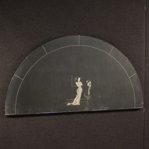 Miroir italien demi lune - miroir,
