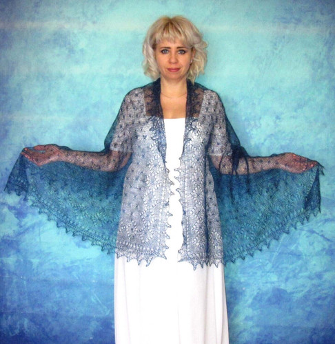 Foulard bleu marine - , foncé