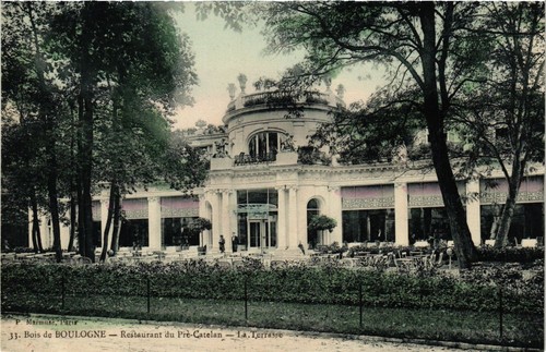 Old postcard paris 16th - paris, 16th-bois