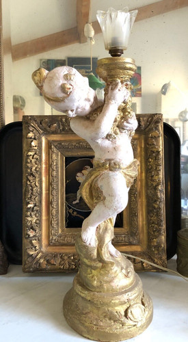 Scuplture/Lampe/Cherubin