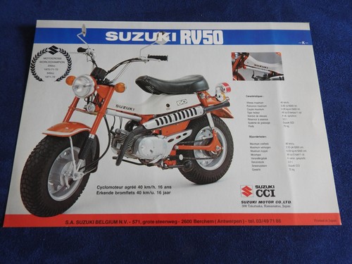 Catalogue feuillet moto suzuki - feuillet,