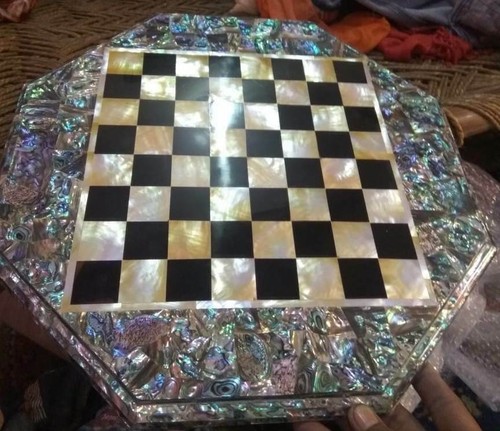 Marbre échiquier table - marbre,
