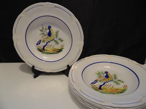 Lot assiettes creuses - de, 6