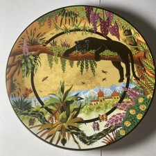 ​Haviland Alain Thomas Lot of 6 Plates Panther Noir *read **