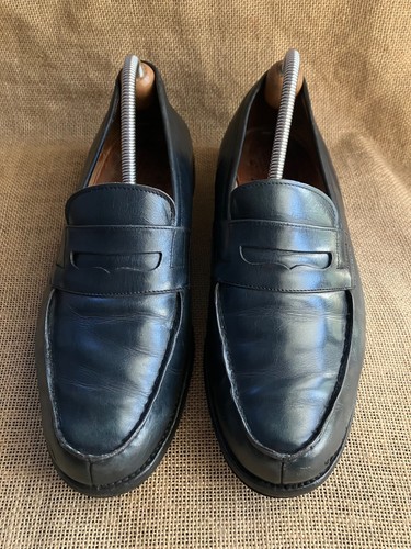 Mocassins cuir bleu marine - mocassins,