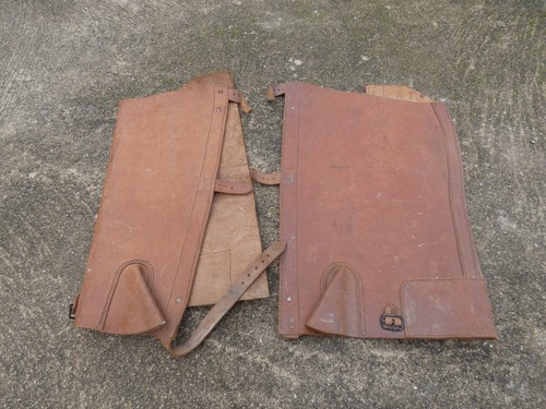 Ww1 paire guetres - guetres, houseaux