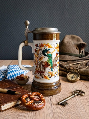 Chope bière porcelaine - à,